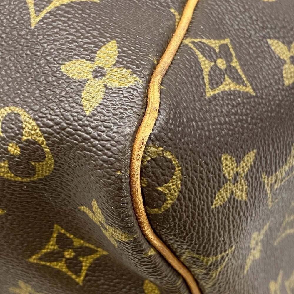 LOUIS VUITTON Brown Monogram Keepall 60 Boston Bag - Picture 6 of 12